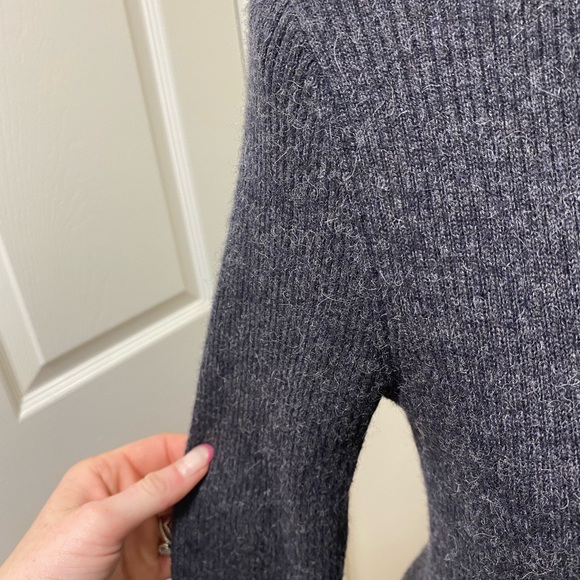 All Saints gray draped cardigan size xs - Picture 4 of 5